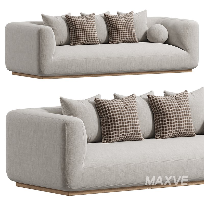 Mabry Sofa Gibson Silver - Image 1