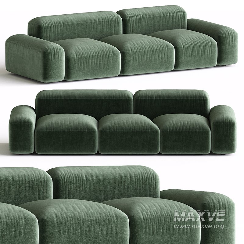 LAPIS 3 seater sofa By AMURA - Image 2