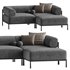 NOAH LIVING Sofa with chaise longue - Thumbnail 1