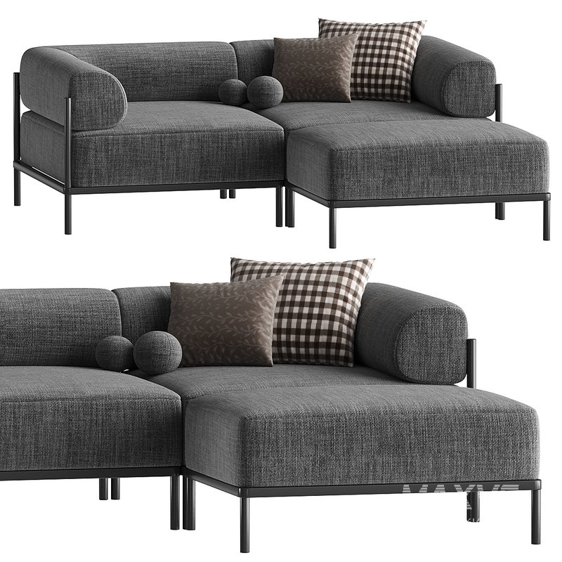 NOAH LIVING Sofa with chaise longue - Image 1
