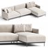 QUADRA Sofa with integrated magazine rack By HC28 Cosmo - Thumbnail 1
