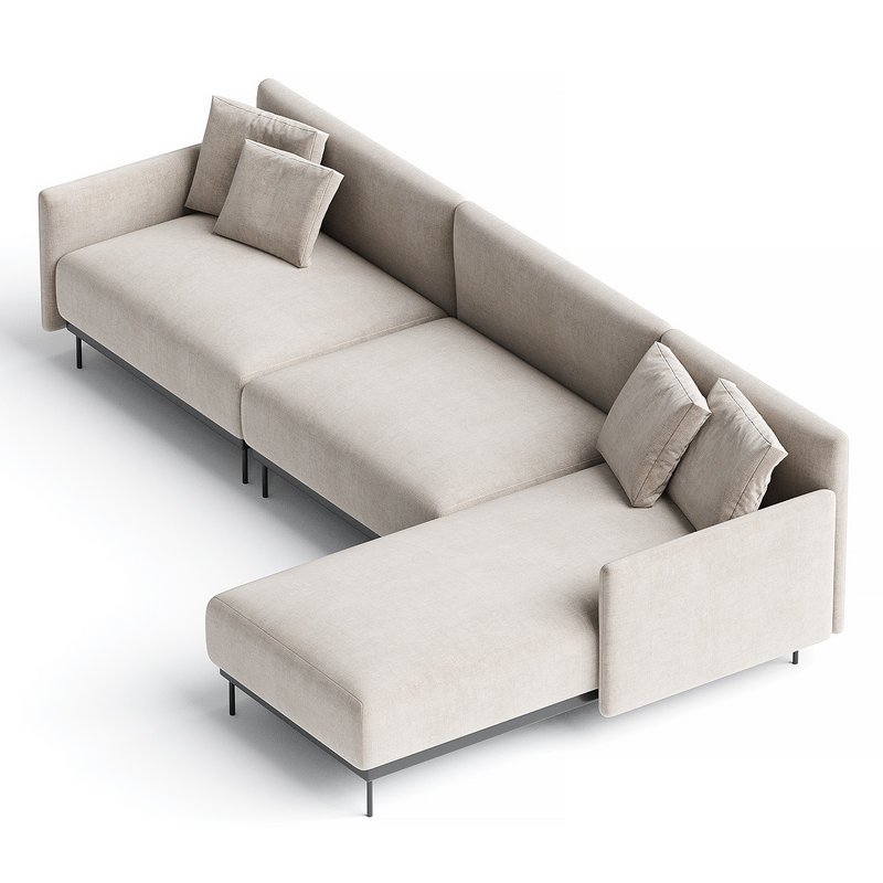 QUADRA Sofa with integrated magazine rack By HC28 Cosmo - Image 3