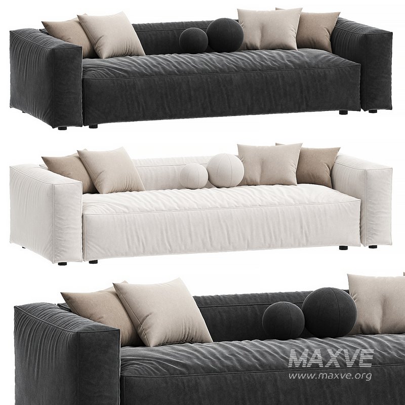 Grand Sofa 3-Seater, Hunter Brown - Image 1