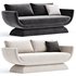 Oscar Contemporary Velvet Sofa - Thumbnail 1