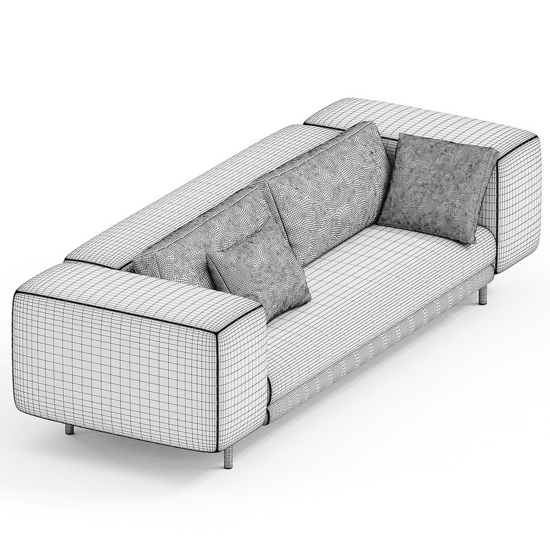 GONG 3 seater sofa By Marzais Cr??ations - Image 3