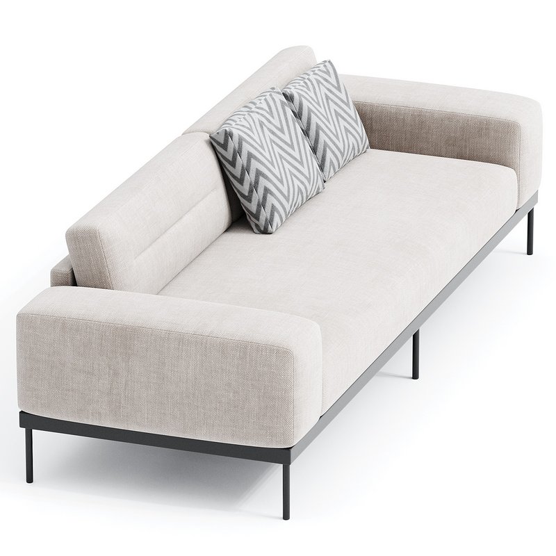 MAURO IVORY SOFA - Image 2
