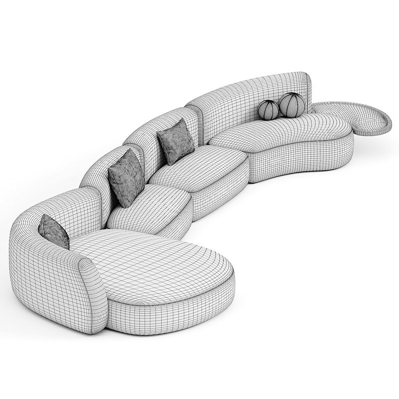 OZE MODULAR SOFA Delcourt Collection - Image 3