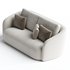 Ellipse Oatmeal 3 Seater Sofa - Thumbnail 2