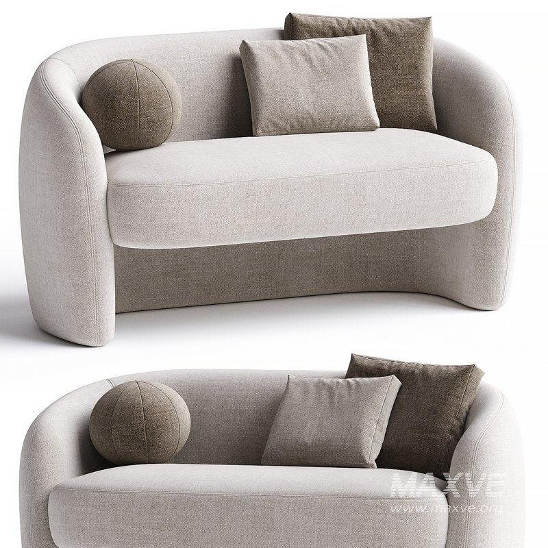 Kearney 60.62” Upholstered Loveseat - Image 1
