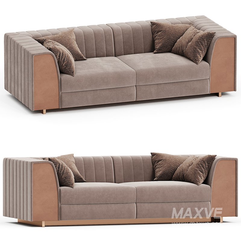HARRY Velvet sofa Harry Collection By Laskasas - Image 1