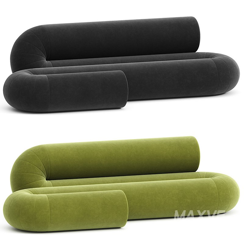 Serpentine Sofa by Dante - Image 3