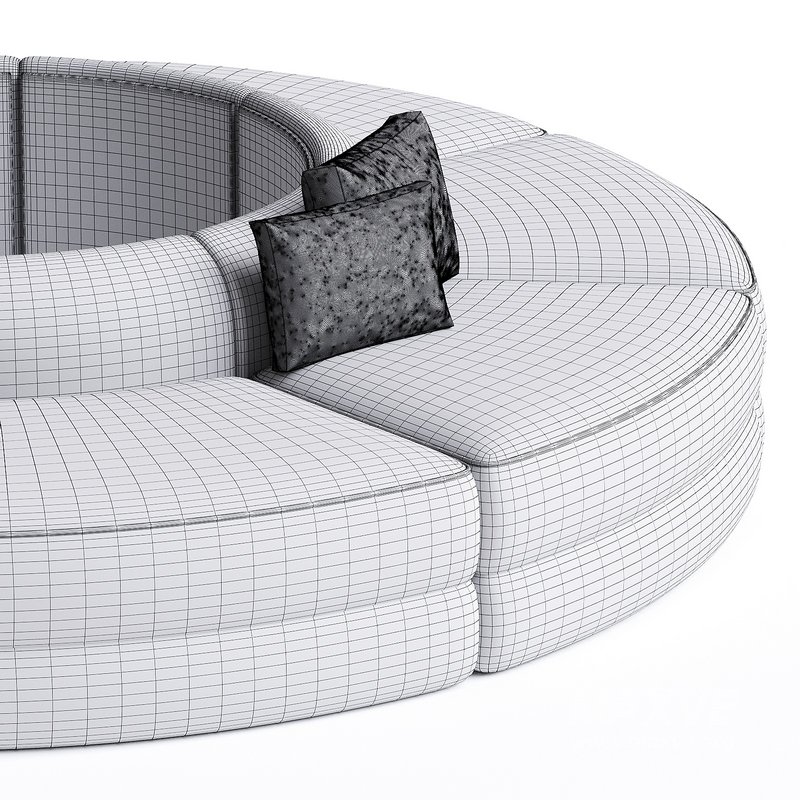 Maura Modular Convex Circle Sectional - Image 3