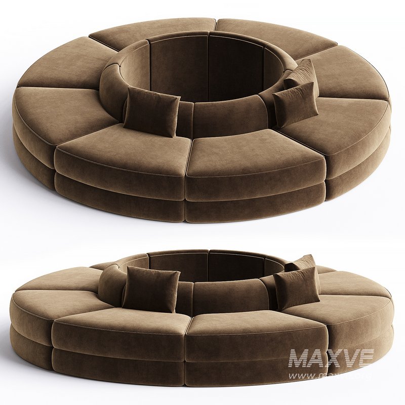 Maura Modular Convex Circle Sectional - Image 1