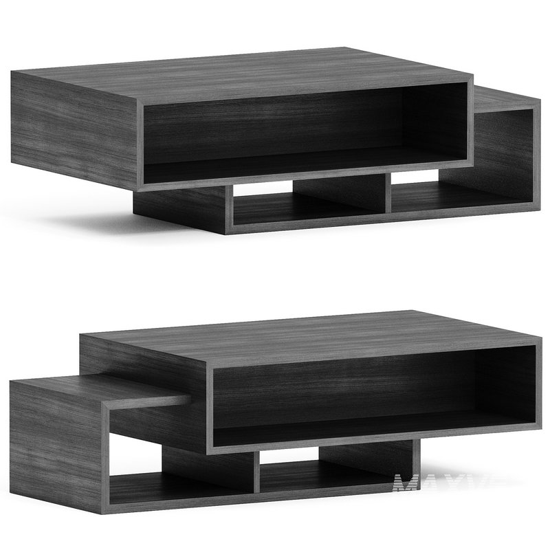 Godding Pedestal Coffee Table with Storage - Image 2