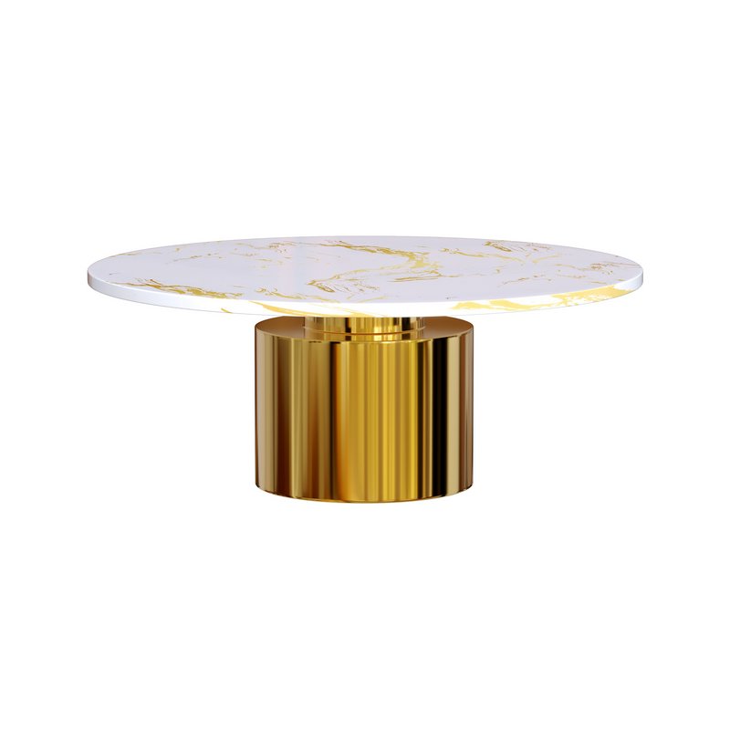 Gold modern table - Image 1