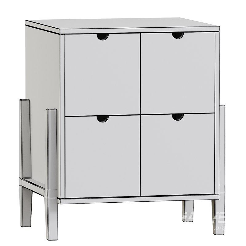 Lubin Storage Chest of drawers in solid teak - Image 2