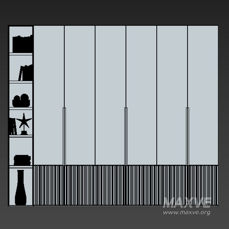 Wardrobe Furniture 015 - Image 4