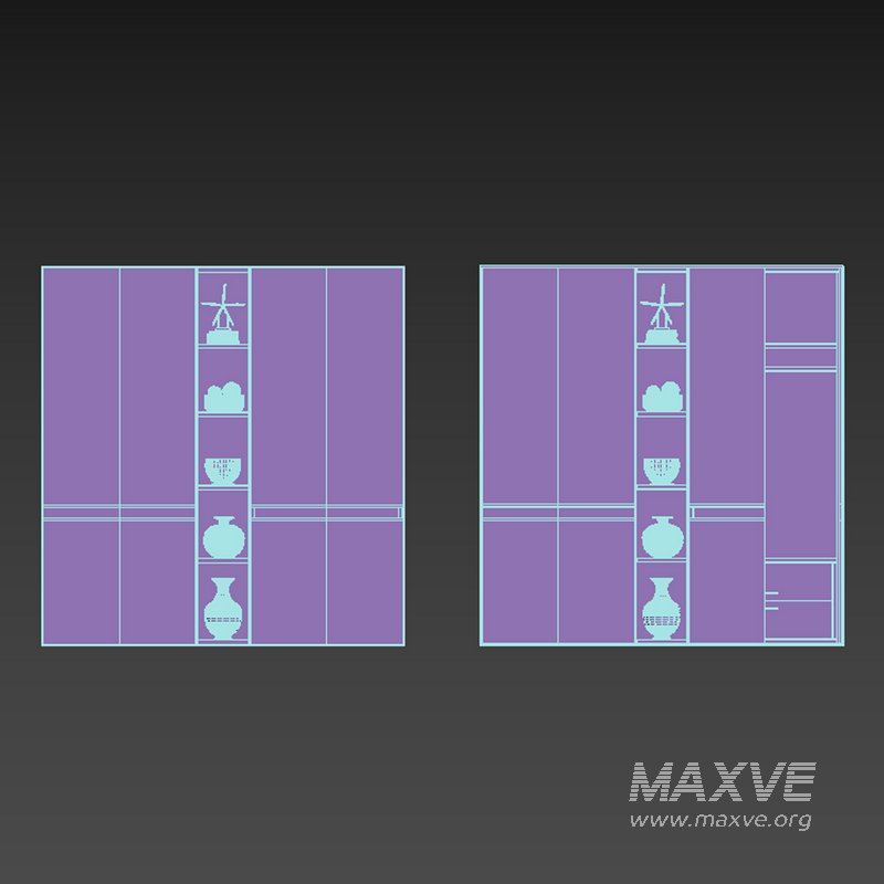 Wardrobe Furniture 017 - Image 4