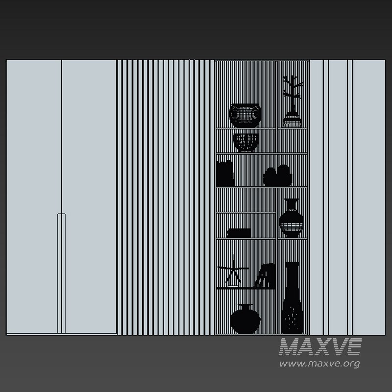 Wardrobe Furniture 018 - Image 4