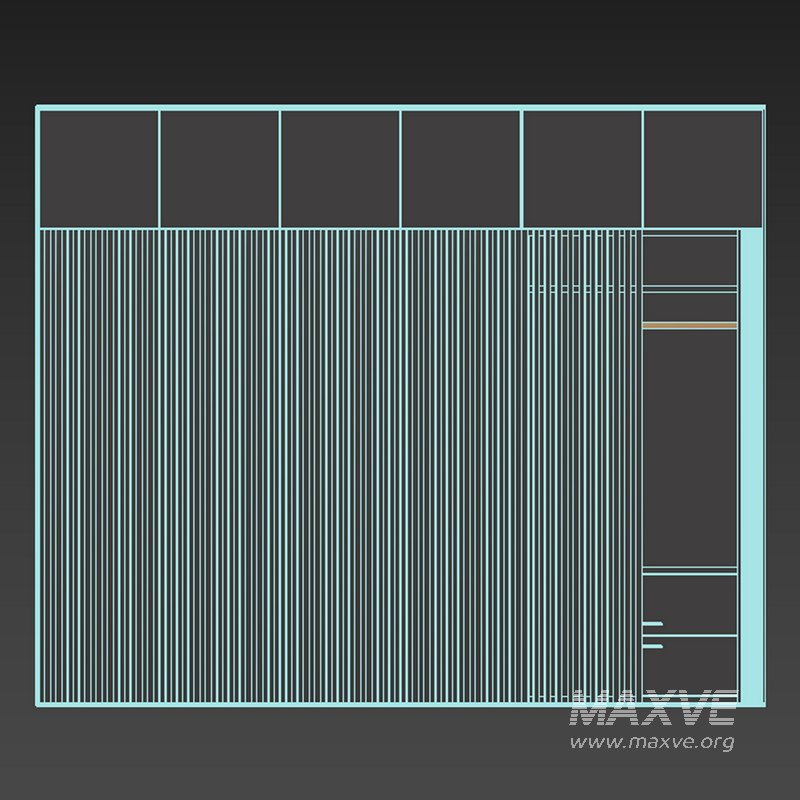 Wardrobe Furniture 020 - Image 3