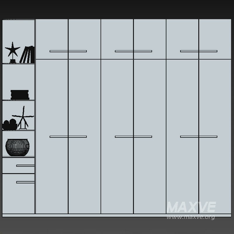 Wardrobe Furniture 023 - Image 4