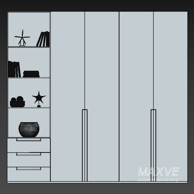 Wardrobe Furniture 025 - Image 4