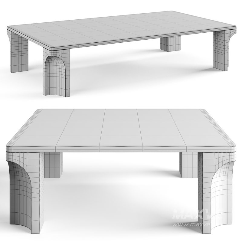 Doric marble coffee table by Gubi - Image 2