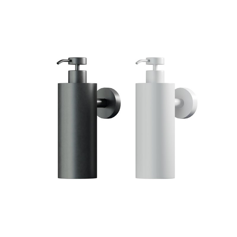 LUXE MATTE BLACK WALL MOUNTED SOAP DISPENSER - Image 3
