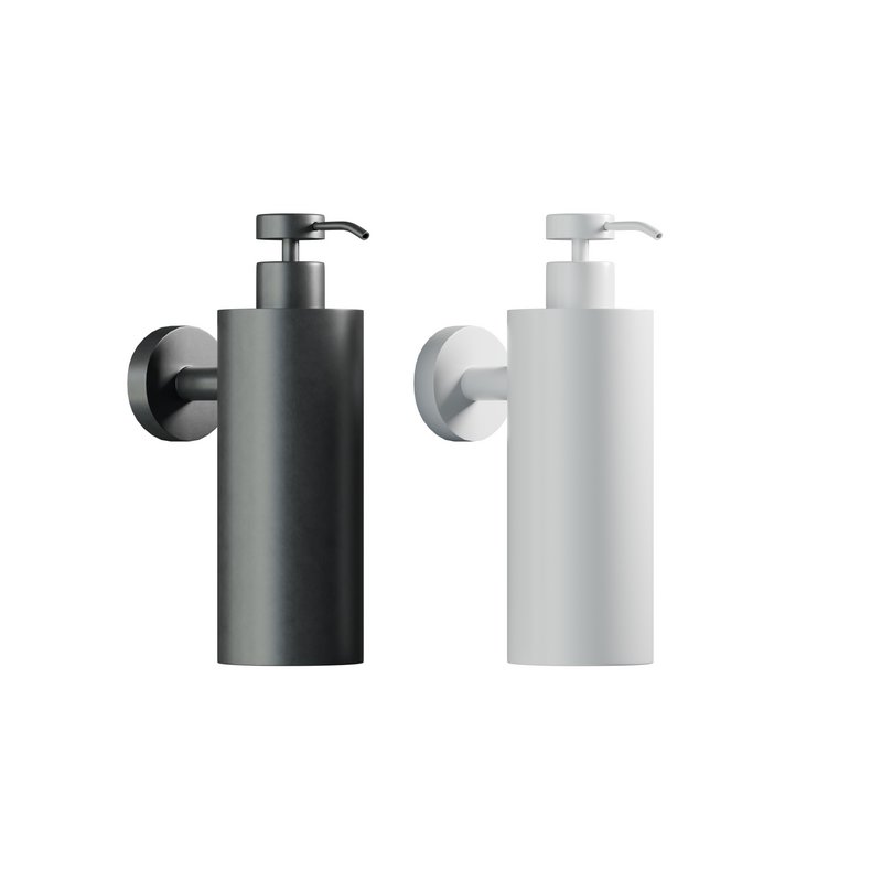 LUXE MATTE BLACK WALL MOUNTED SOAP DISPENSER - Image 4
