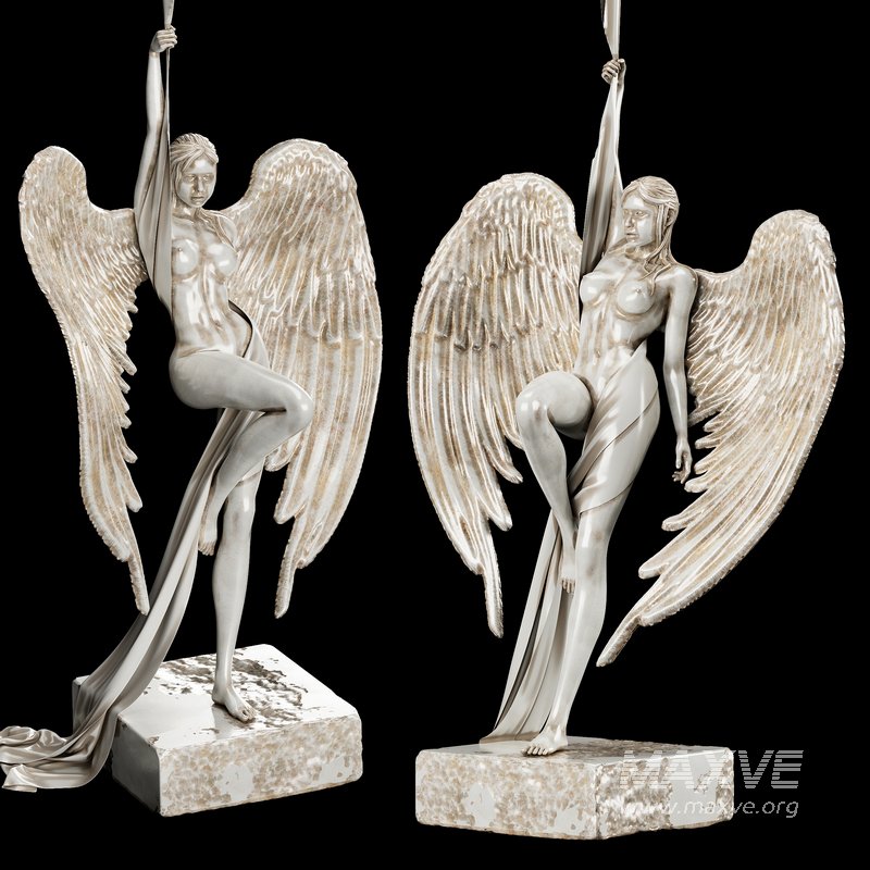 Angel Wing Sculpture - Image 1