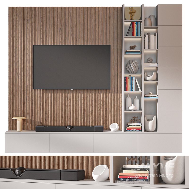 TV wall set 02 - Image 1