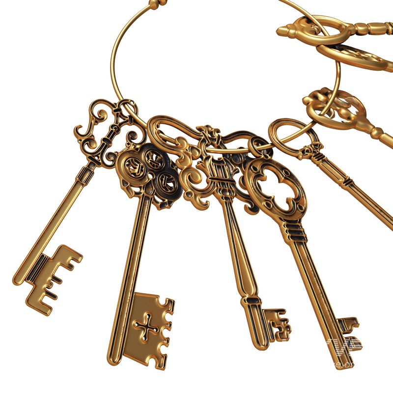 Vintage key ring 03 - Image 2