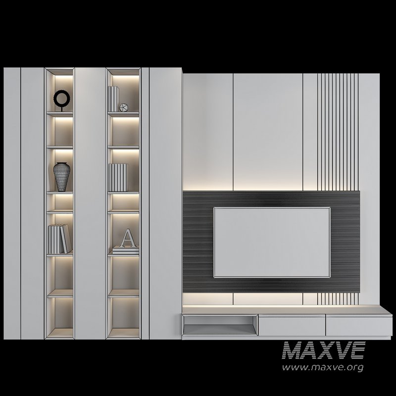 TV WALL SET 06 - Image 2