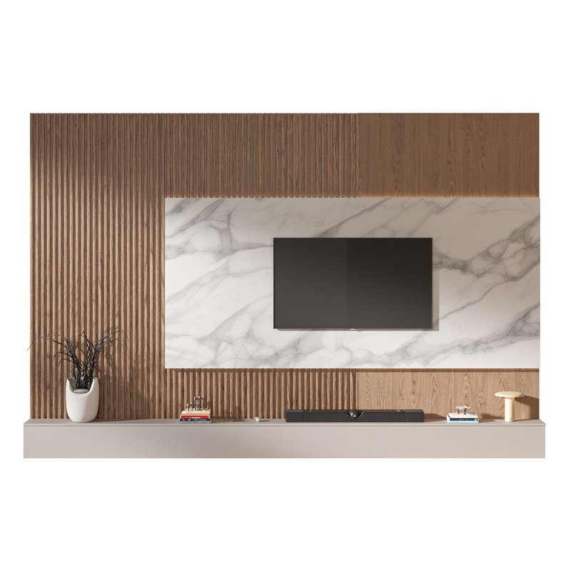 TV wall set 01 - Image 2