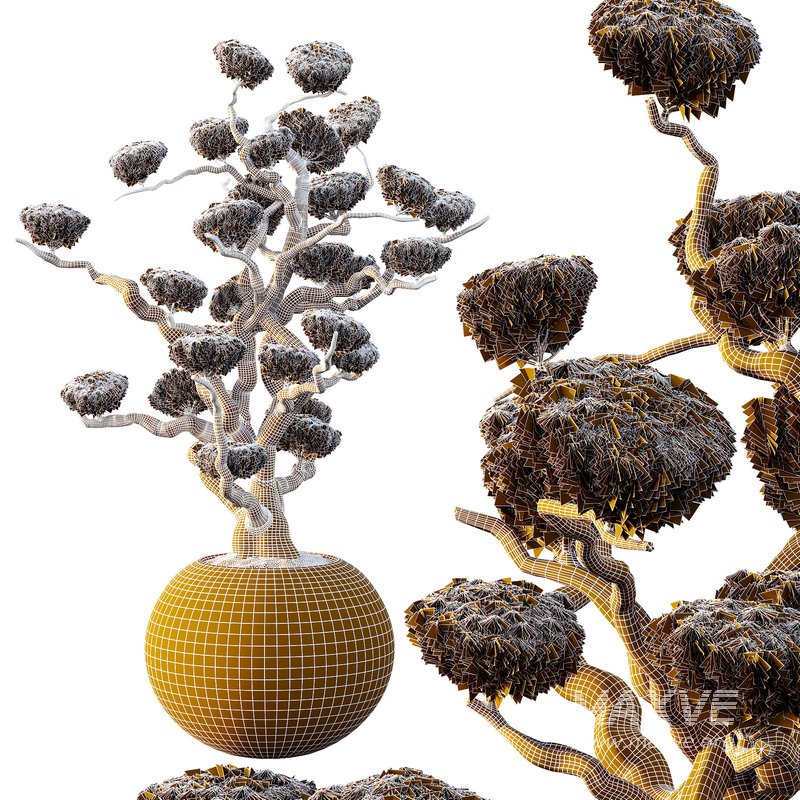 Potted sphere tree01 - Image 2