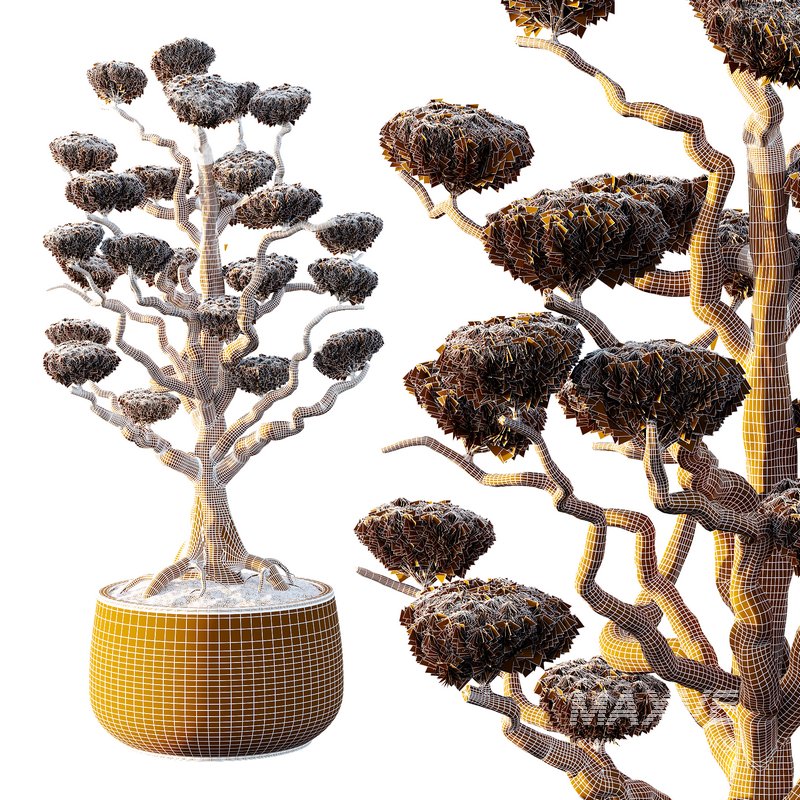 Potted sphere tree05 - Image 3