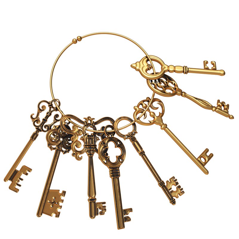 Vintage key ring 03 - Image 4