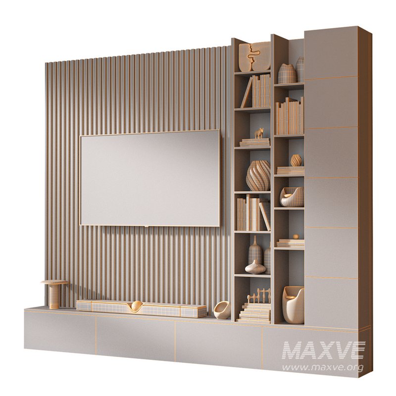 TV wall set 02 - Image 5