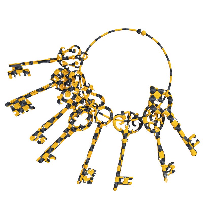 Vintage key ring 03 - Image 6