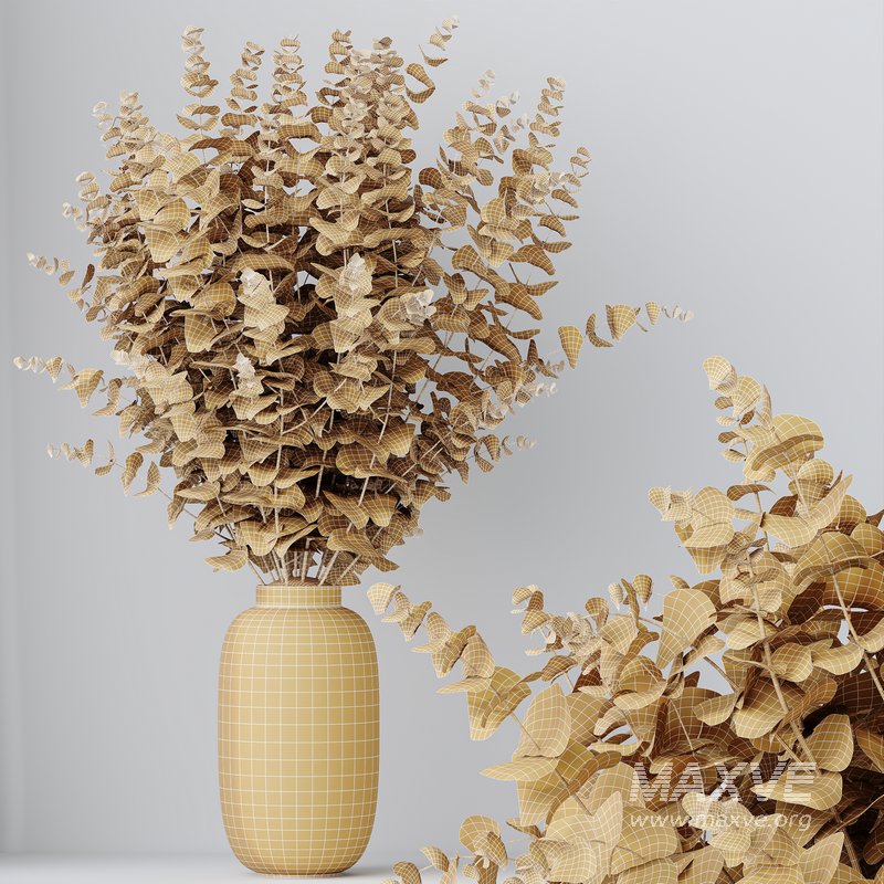 HQ HousePlants Branche Decorative Foliage Dollar Authentic Eucalyptus Bouquet Set02 - Image 6