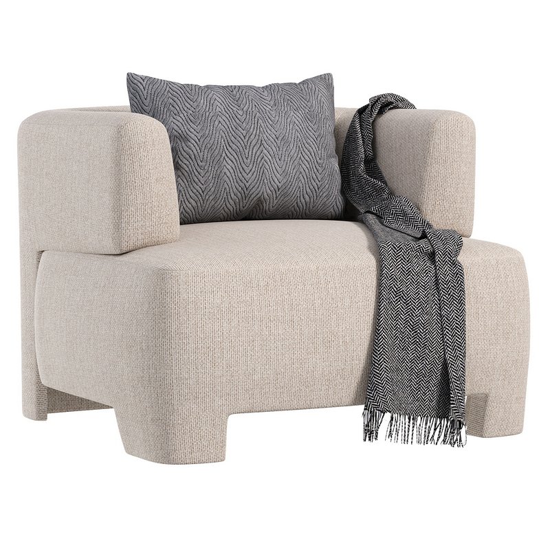 Olvera Chair Crete Pebble - Image 4