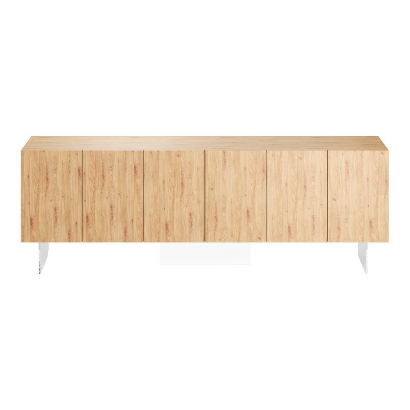 Wood Sideboard - Image 9