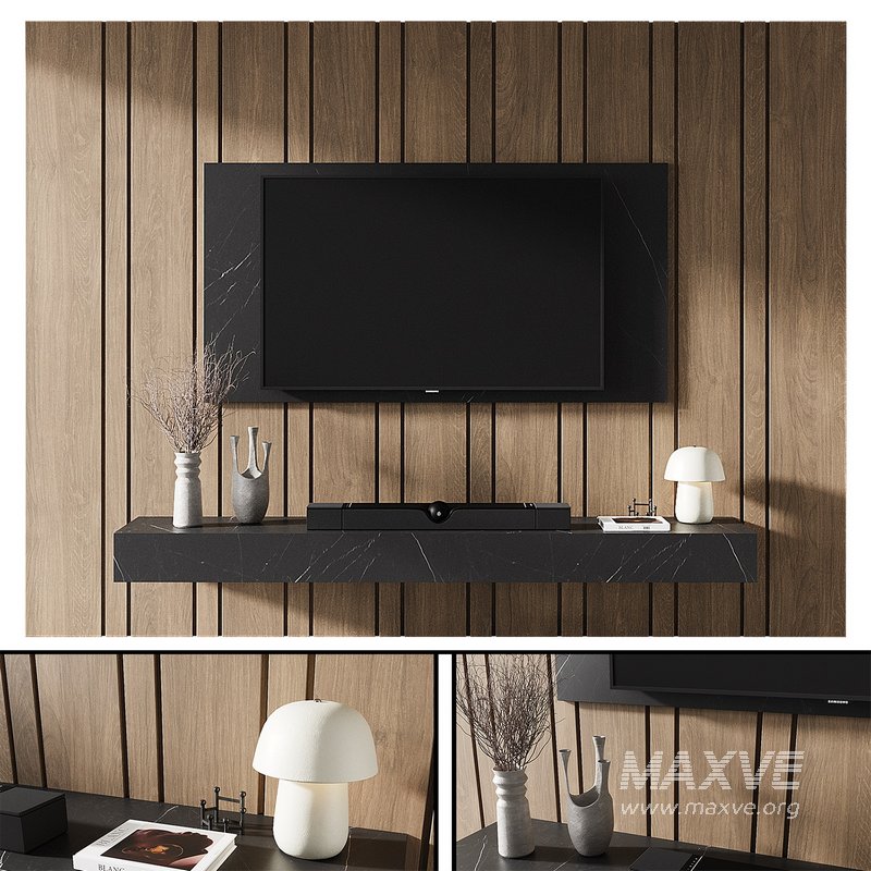 TV wall set 009 - Image 2
