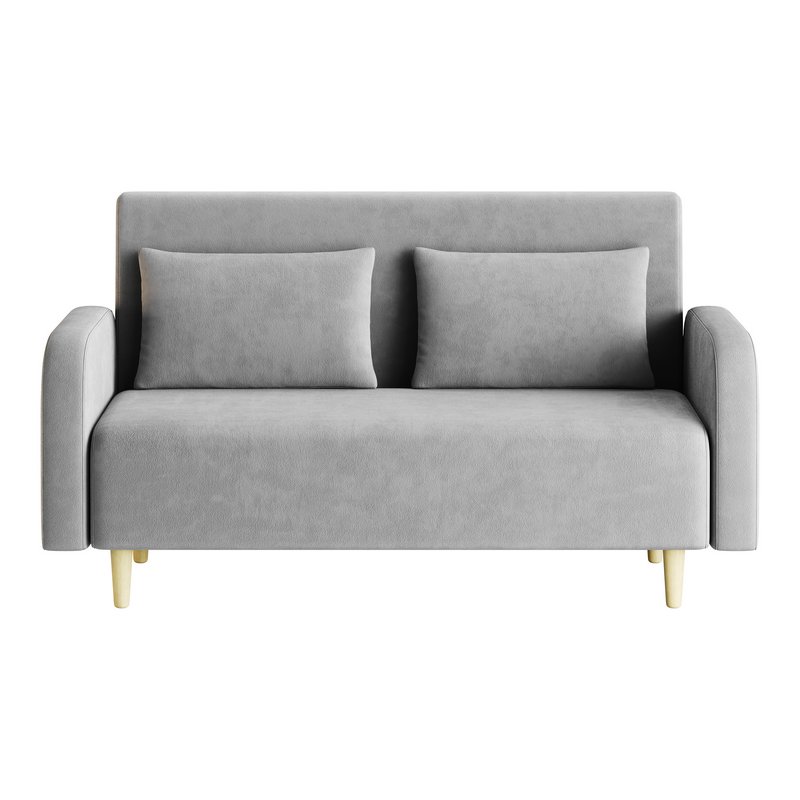 Contemporary Seats 2 Solid Color Sofa - Image 11