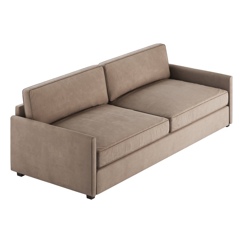 WHITE PERFORMANCE FABRIC SOFA - Image 12