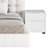 White Upholstered Panel Bed - Thumbnail 13