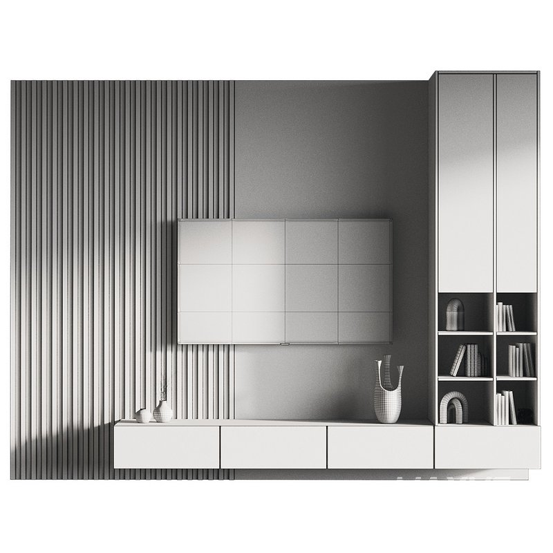 Tv Wall Set 041 - Image 4