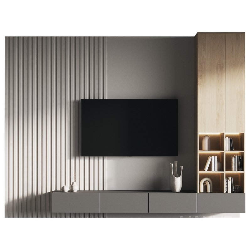 Tv Wall Set 041 - Image 3