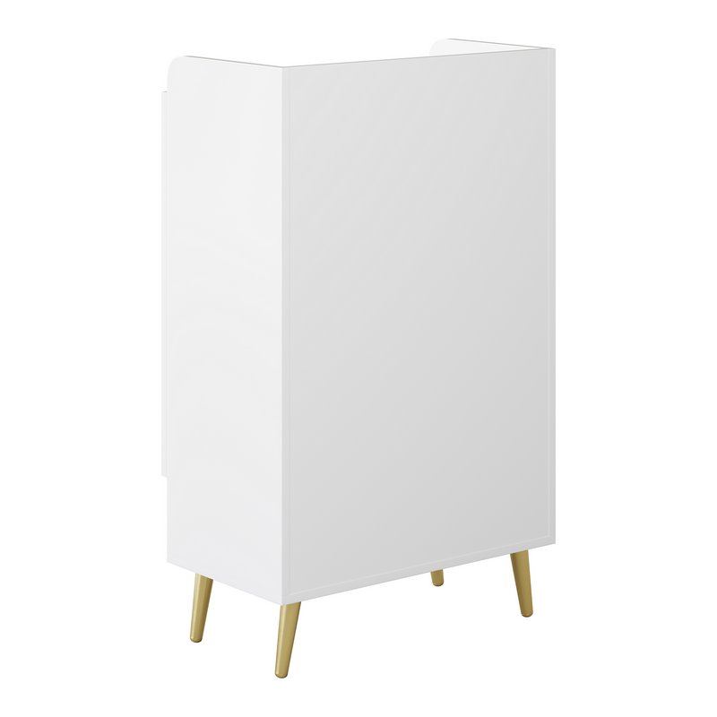 Yellar Nordic Entryway White Shoe Storagel - Image 12