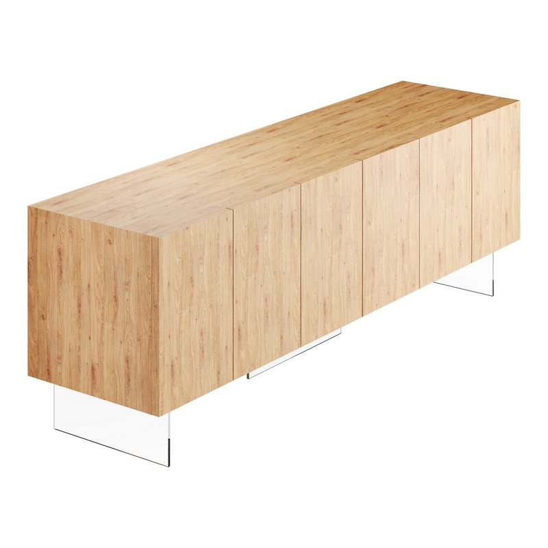 Wood Sideboard - Image 12